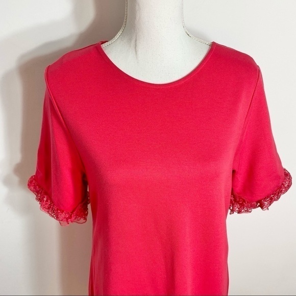 Asos Pink Lace Trim Dress NWT 10 Women’s Sheath - Picture 2 of 9